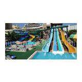 Straight Body High Speed Fiberglass Water Slides for Kids play park