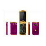 Small Unlocked Flip Model Mobile Phones , 8G 950mAh mobile flip phone