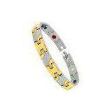 Custom 304# Magnetic Cuff Bracelet With Hand Burnishing21cm * 12mm * 3.2mm thumbnail-1