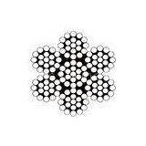 AISI / BS 304 7x19 Stainless Steel Wire Rope 1470Mpa For Goods Shelf thumbnail-1