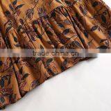 New Ladies Fashion Dress 2017 Design Floral Print Dress thumbnail-6