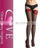 High Fashion Nylon Spandex Black Pantyhose Tube