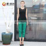 2017 Top Selling Summer Wear Solid Color Tops Female Lace Blouses thumbnail-1