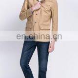T-MC004 High Quality Fashion Khaki Factory Winter Mens Coats thumbnail-3