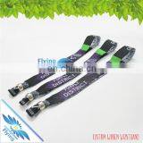 Event Wristbands With Slider for Party Favor, Woven Embroidery Bracelets in Bulk thumbnail-1