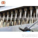 Commercial Semi Automatic Snow Soft Ice Cream Wafer Cone Maker Baking Making Machine Kono Pizza Cone Production Line for Sale thumbnail-5