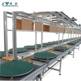 LED Lights Phone Production Line Assembly Belt Conveyor with working table