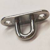 Stainless Steel Oblong Pad Eye Plate Staple Ring Hook Loop U-shaped Design Marine Pad Eye Hook thumbnail-3