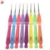 New Designed High Quality TPR Grip Knitting Needle Iron Crochet Hook thumbnail-3