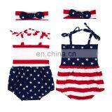 4th OfJuly Girls Clothing One Piece Jumpsuit Baby Clothes Romper thumbnail-3