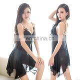 Sexy Women Transparent Hot Night See Through Sleepwear Mesh Ladies Gown thumbnail-2