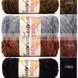 5mm Thickness for Hand Knitting and Crochet Velvet Yarn 100% Polyester Chenille Yarn for Hats and Scarfs thumbnail-7