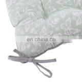 Square Recycle Seat Cushion Printed Chair Pads With Ties for Outdoor/Indoor thumbnail-4