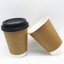 Cup Disposable Double Wall Paper Cup With Lid 8oz China Disposable Cutlery thumbnail-1