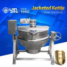 Tilting Gas Heating Jacketed Pot/Liquefied Gas Stirring Pot/Small Wok/Natural Gas Cooking Pot thumbnail-2