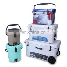 Gint New Design  Rotomolded  Cooler Box with wheel PU insulation form LLDPE 70QT for outdoor
