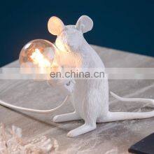 Animal Table Lamp Gold Mouse Children's Room Decoration Table Lamps Ideas Creative Table Lighting thumbnail-2