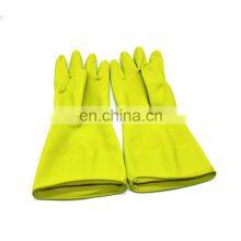 Red Rubber Gloves House Clean Hand Gloves Work With Long Sleeves thumbnail-2