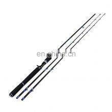 1.8m 2.1m 2.4m Double Pole Tip Straight Handle Full Carbon Lure Rod