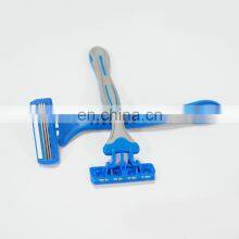 Wholesale 3 Blade Disposable Razor With High Quality Material Stainless Steel Blades thumbnail-5