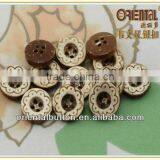 High Quality 4 Hole Wood Buttons thumbnail-1