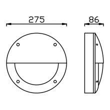 Round Bulkhead Wall Light DLWW-LED-034 thumbnail-5