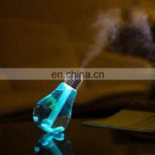 Wholesale Creative 400ml Bulb Mini Indoor Cold Fog USB Humidifier Convenient Mobile Small Cold Mist Humidifier