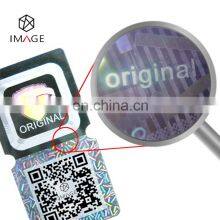 3D Dynamic Holographic Security Anti Fake Label With Printed QR Code thumbnail-2