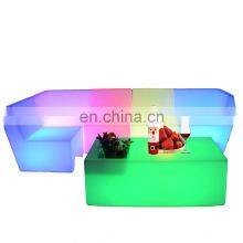 Glowing Illuminated Outdoor Garden Night Club Lounge Led Chairs Tables Furniture Sectional Sofas Set Lighting for Party Event thumbnail-3