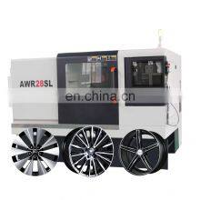 High Precision AWR28SL Slant Bed Diamond Cutting Automatic Alloy Wheel CNC Lathe Machine thumbnail-4