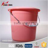 Recyle Pink 36cm Height Plastic Bucket With Metal Handle thumbnail-3