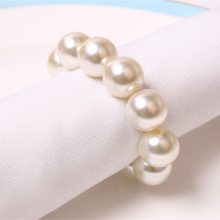 Новый хит продаж! Наручники для салфеток с жемчужными бусинками. Украшение для стола на свадьбах thumbnail-3