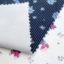 Soft Hot Selling Rayon Fabric Ribbed Material , Plain Dyed 95% Rayon 5% Spandex Knit Rib Fabric/ thumbnail-2