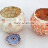 Tall Mirror Candle Holder , Tall White Candles