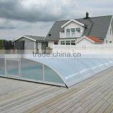Popular design of aluminium swimming pool covers
