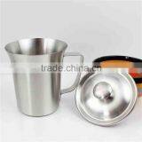 New Design Stainless Steel Cups Mug 300ML 450ML 550ML With Handle thumbnail-1