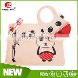 Customized Food Grade Silicone Baby Kids Placemat Bib/table Mat Quality Choice thumbnail-1