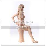 Sitting Sex Female Display Mannequin Model Plastic With Wig thumbnail-3