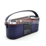 Hottest Top Quality 2016 Music Mini Bluetooth Speaker With FM Radio, LED Light, TF Card Support RM2-2