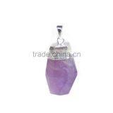 Pendant, PTP-A168 Natural Precious Gem Stone Facted Amethyst Gold Pendant Necklace, Fashion Pendant Jewelry Wholesale thumbnail-6