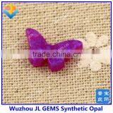 Synthetic Opal Jewelry Pink Op61 Butterfly Pendant for Making Necklace and Bracelet thumbnail-1