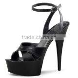 Fashion Ultra High Heels Sandals 6 Inch Sexy Performance Exotic Dancer Bride Wedding Shoes thumbnail-6