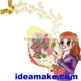 Amazing Gifts Magic Butterfly That Flies From Cards,letters,books,gifts and Flowers