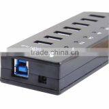 Universal Superspeed 7 Ports Usb 3.0 Hub 7 Port Usb3.0 Hub With Rj45 10/100/1000 Gigabit Ethernet Lan Network thumbnail-4
