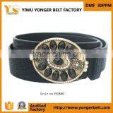 Simple Style Beautiful Dress Designs for Yonger Girls Belt Studs With Rhinestone