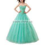 Western Quinceanera Dresses Royal Blue and White Wedding Dresses Muslim Hijab Wedding Dress Crystal Beaded Bodice Evening Dress thumbnail-6