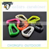 2015 customized fashion trend camping aluminum paracord carabiner