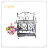 Unique Home Decorations Wrought Iron Wine Racks With Patterns thumbnail-1