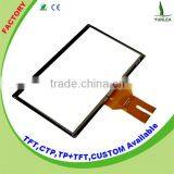10 Points Projected Capacitive Touch Screen Panel 19.5" Glass+Glass