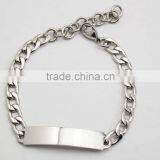 Factory Customize Stainless Steel Tag ID Bracelet Men's Jewelry thumbnail-4